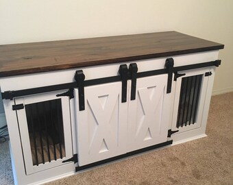 furniture pet crates. media console/dog kennel furniture pet crates c