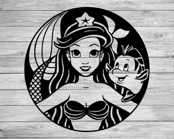 Free Free 219 Silhouette Little Mermaid Ariel Svg Free SVG PNG EPS DXF File