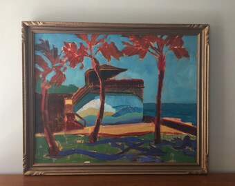 Original Painting Cottage by the Water