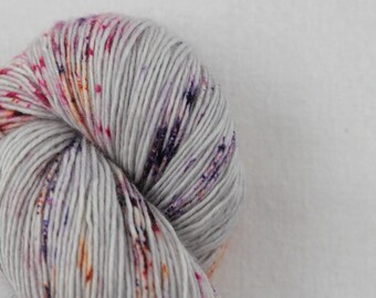 Hand-dyed yarn - sock yarn - superwash - merino - dyed-to-order - speckles - BOUQUET