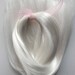 Doll Hair-Platinum White 16-18"-Bjd wig-custom.Monster High-Msd-Sd-Blythe-suri alpaca-mohair-Minifee-Pullip-Ever After High-Dollfie-MLP-weft
