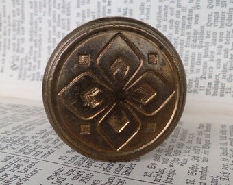 Doorknob Vintage German, brass, door handle, door knob, door pull