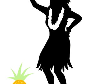 Hawaii wall art Aloha Hawaiian Hula Girl nursery art for