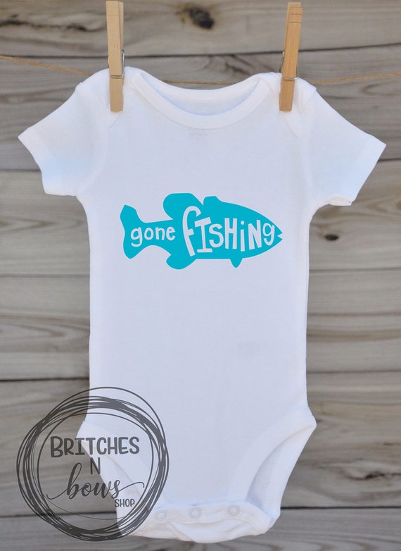 Gone Fishing // Baby Apparel Toddler Shirts Trendy Baby