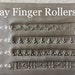 Clay Stamp - Finger Roller - FingerRoller - Border Design Bisque Pottery Tool for Ceramic Decoration and Texture