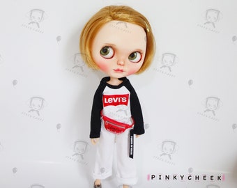 blythe/jerryberrys cool girl set (T-shirt+pants)