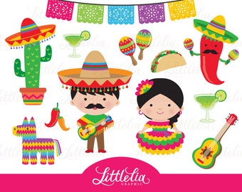 Fiesta clipart - Mexican cinco de Mayo clipart - 15058