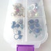 Snap 'n Go Notions Case - On-The-Go Storage Accessory for Knitters and Crocheters - Violet Purple
