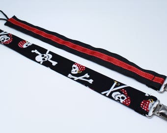 Pirate Themed Pacifier Clip Gift Set