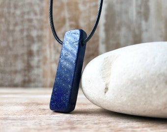 Lapis Lazuli Necklace, Healing Stone, Lapis Lazuli Jewelry, Mens Necklace, Birthday Gift, for Him , for Her, Gift for Boyfriend, Unisex Gift