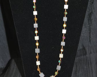 Shades of Deep Gold Necklace