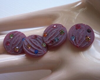 Vintage Lucite Crystal Bead Lot