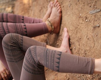 Tribal Leggings ~~ Organic Cotton ~~
