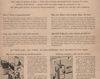 BTS Sears 1957 Camera Catalog and Photographic Reference Guide No Cover