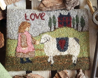 E-Pattern ~ Punch Needle ~ Wooly Friends ~ PDF Instant Download