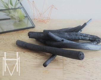 Artisan Drawing Charcoal - Gift for Artist- Locally Sourced Hand Crafted Art Supplies - Vine Charcoal - Sketch Pad - Fine Art