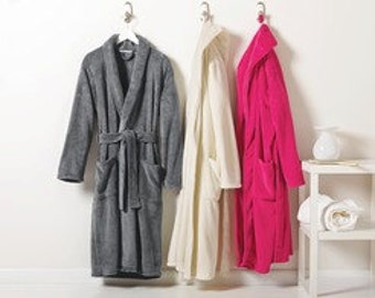 Monogrammed Plush Robe