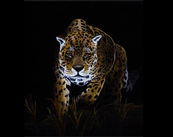 Mayan Art Print Jaguar God