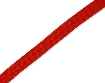 1 m braided Cord Red 14 mm