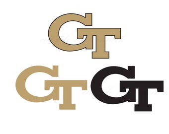 Georgia Tech Cut Files SVG & Studio 3 File for Silhouette Brother Cricut Cutouts Decals SVGs Cutout Decal U Logos Logo Football College Team