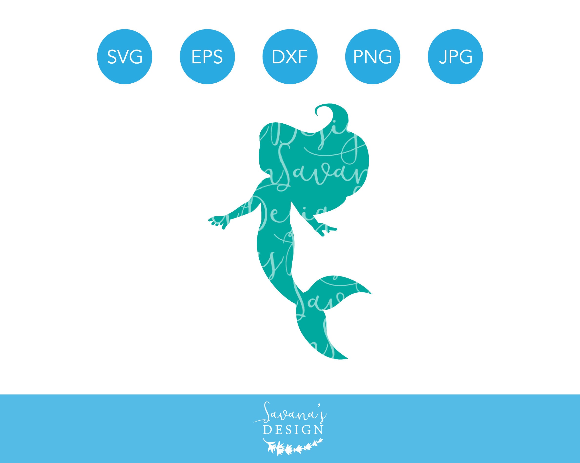 Mermaid SVG SVG Svg Mermaid Silhouette SVG Mermaid Tail