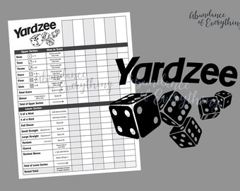 Download Yahtzee | Etsy