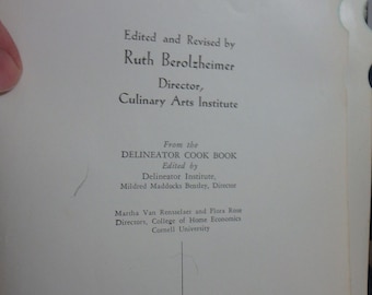 1939 The American Woman's cook Book by ruth Berolzheimer