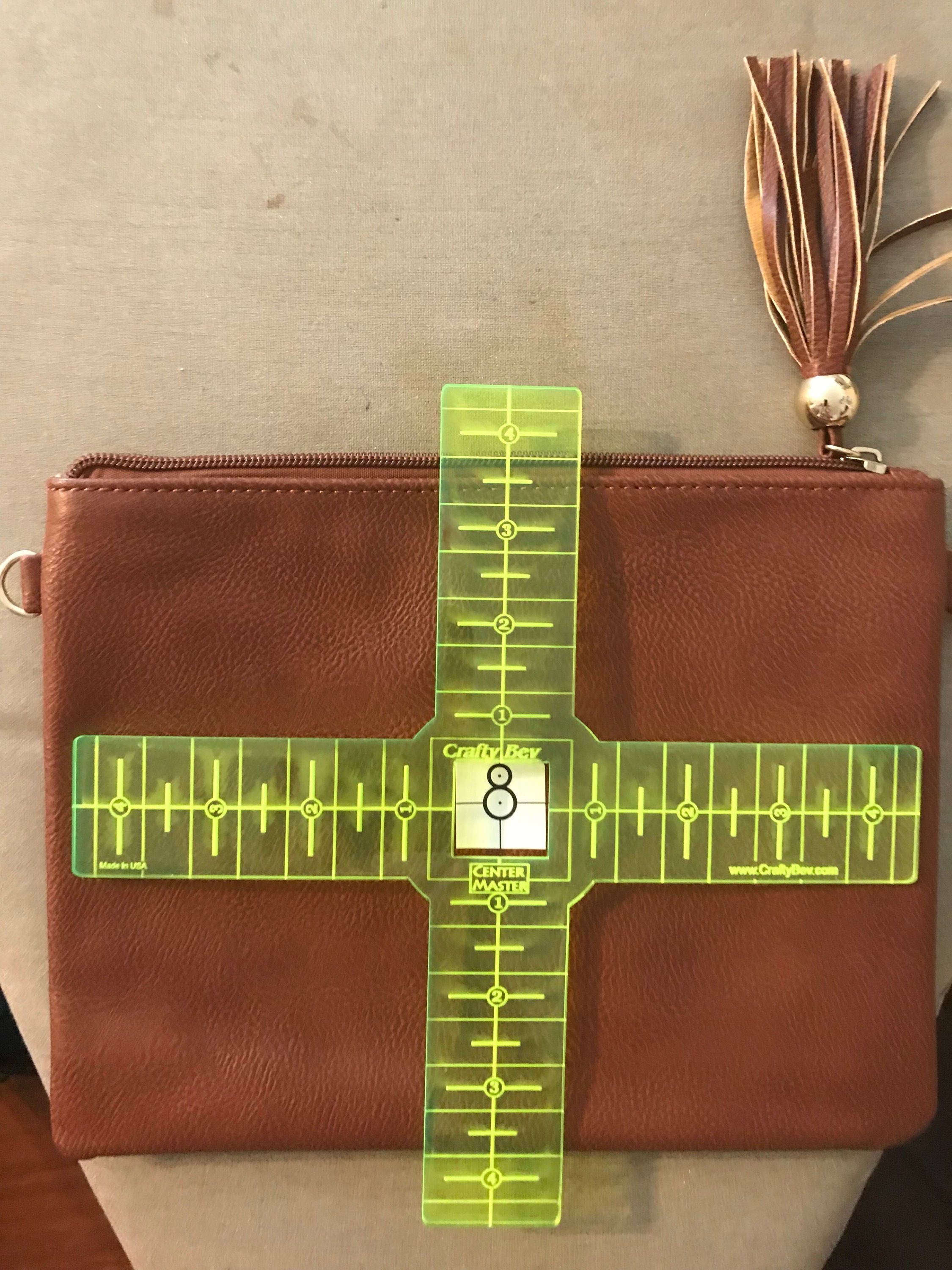 Embroidery Centering Ruler Acrylic Centering Ruler