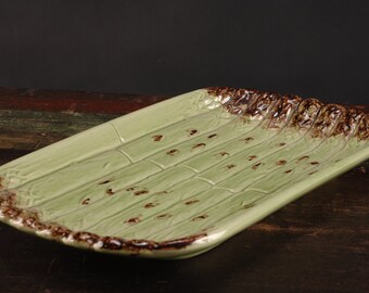 Bordallo Pinheiro Asparagus Platter, Portugal