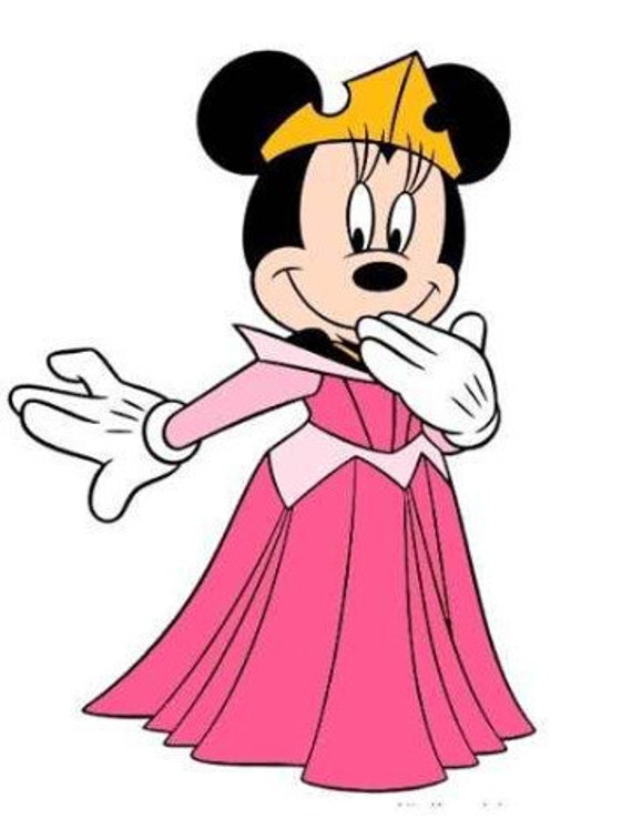 MINNIE MOUSE Disney Princess Aurora Instant Download