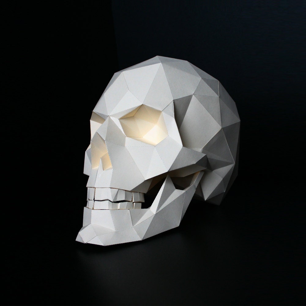 Printable 3D Paper Skull Template: A Comprehensive Guide