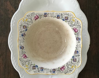 Vintage Ironstone Transferware Bowl