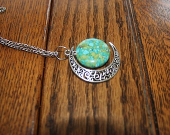earth and moon necklace