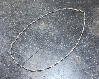 Vintage Twisted Sterling Silver Chain
