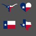 Texas decal,state decal,texas car decal,texas longhorns,texas flag decal,yeti texas decal,yeti state decal,state tumbler decal,texas sticker