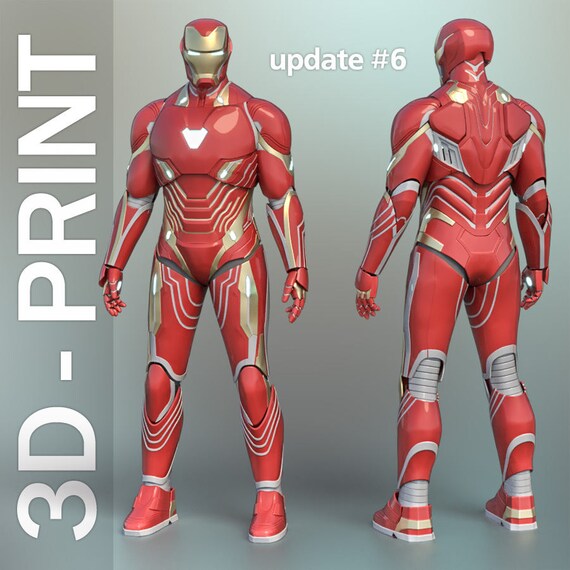 Mark 48/50 Wearable Suit model for 3D-printing DIY upd. 6