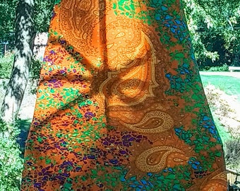Paisley Patterned Halter Dress