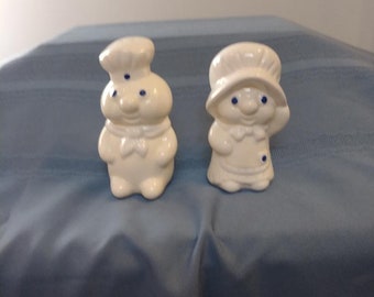 Pillsbury ceramic Salt and Pepper shakers