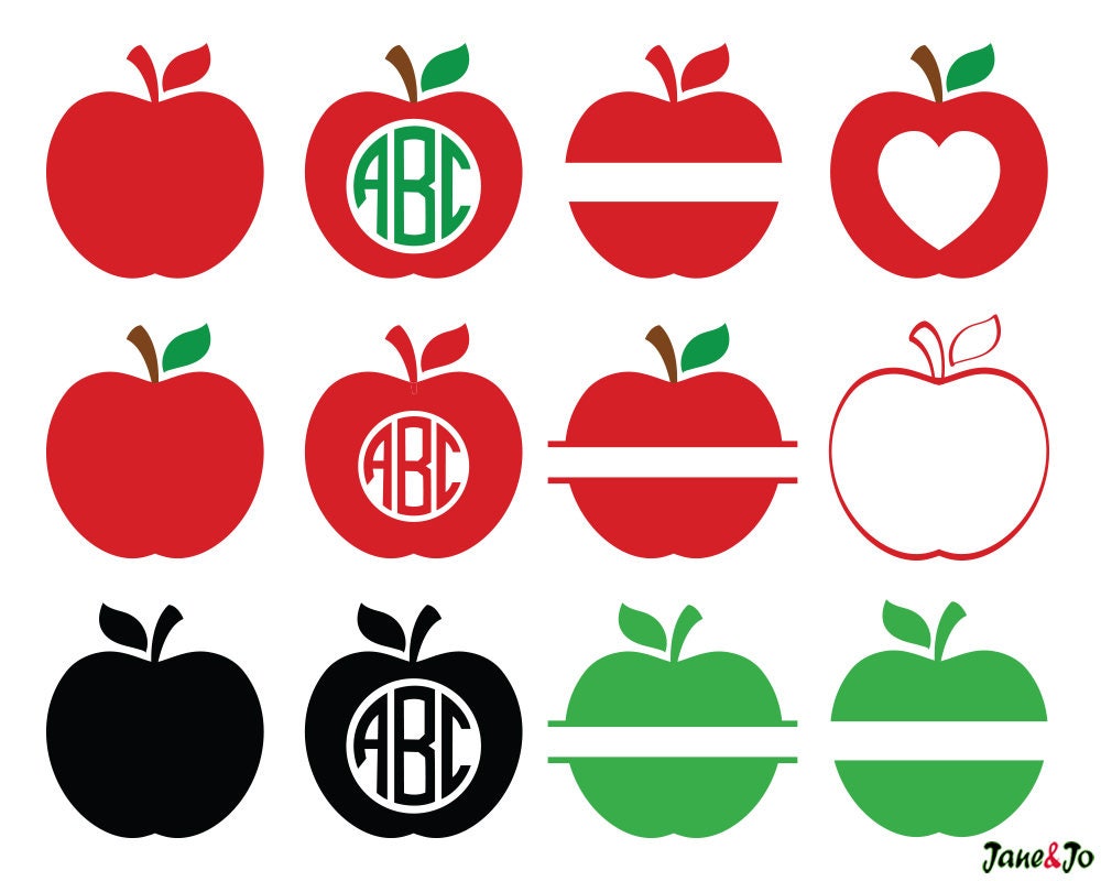 Download Apple Svg,Teacher Svg,Teacher Monogram Svg,School Svg ...