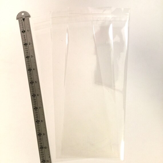 100 CLEAR SLEEVES for 10 single greeting cards or