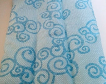 Heating Pad Microwavable - Organic Cotton and Flaxseed - Flat Rectangular - great for lower or upper back, abdomen, hips, knees