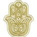 Hamsa Machine Embroidery Design - 2 Sizes 5 x 7-inch hoop,6 x 9-inch hoop, CD-128