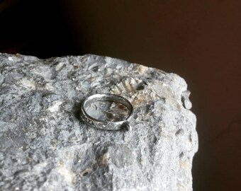 Textured Silver Ring