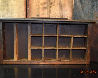 1920's Antique Industrial Shelf/ Drawer