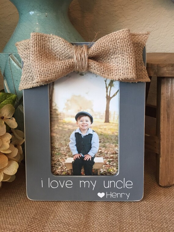 Aunt and uncle personalized picture frame board Gift for new