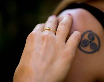 Thin Gold Ring, Thin Ring, Simple Gold Ring, Minimalist Ring, Simple Ring, Dainty Ring, Dainty Gold Ring, Delicate Ring, Gold Stackable Ring