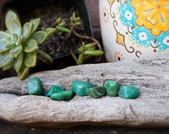 Tumbled Amazonite Stones // Green Stone // Wiccan Altar Supplies // Natural Amazonite / Smooth Amazonite Stone / Natural Wicca Supply