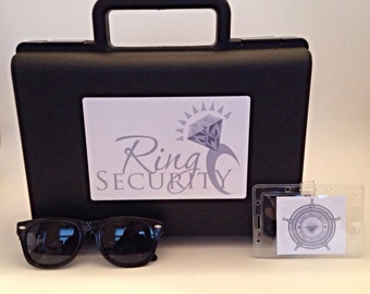 Ring Bearer Gift, Ring Bearer Briefcase, Ring Security Case, Ringbearer Case, Ring Bearer Pillow Alternative, Ring Security Agent