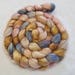 Hand Dyed Baby Camel and Silk 50/50 Combed Top - 4 Ounces - Roving - Spinning Fiber