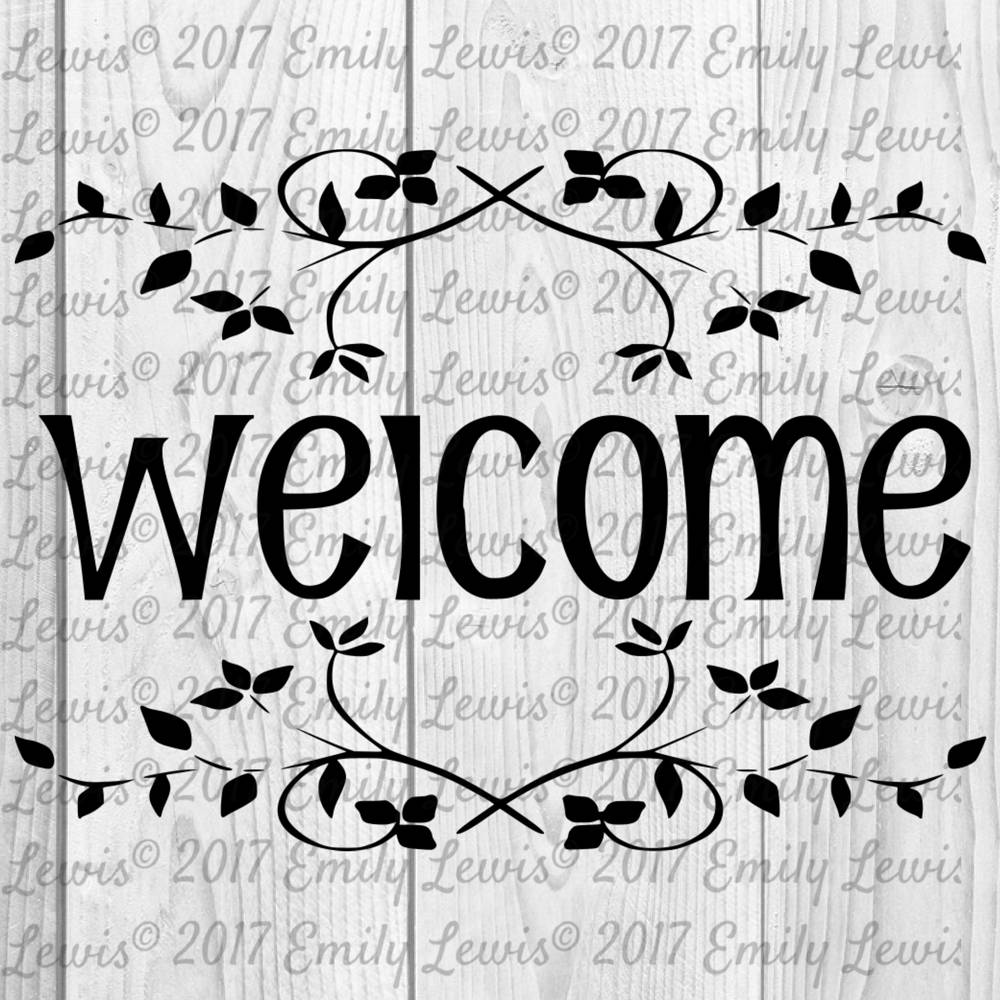 Download Welcome Sign SVG Cut Files SVG Cut Files Silhouette